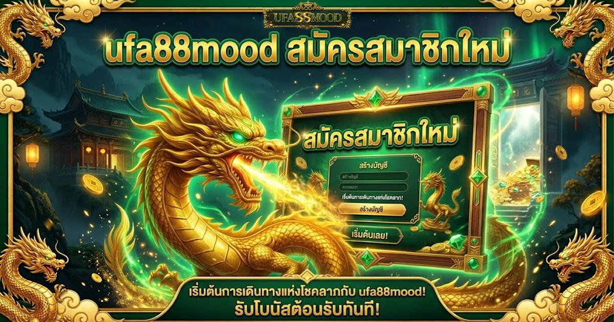 ufa88mood สมัครสมาชิกใหม่ เริ่มต้นเดินทางแห่งโชคลาภ รับโบนัสต้อนรับทันที